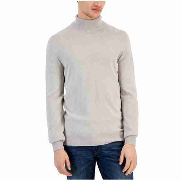 Alfani Textured Turtleneck Sweater